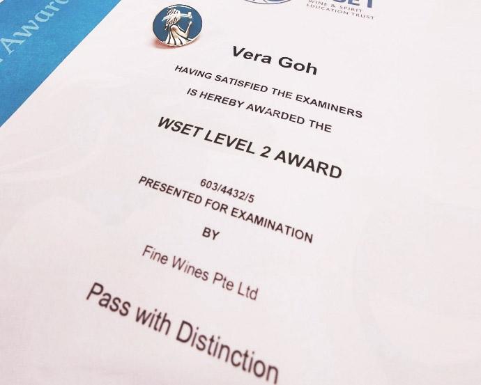 wset level 2 sake certificate